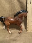 Vtg Porcelain Horse 7  X 5 