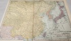 Original 1904 China   Japan   Korea Map 11 75  X 9 25  Blank Back