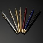 Luxury Full Metal Ballpoint Pen 1mm Black Ink Gel Pen Office Writing Stationery   
