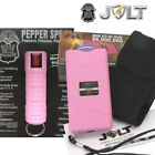 Jolt Mini 86 000 000 Volt Stun Gun   Police Magnum Pepper Spray Combo Set - Pink