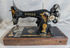 Vintage 1926 Singer Sewing Machine 128   La Vencedora   Knee Lever  Tested works