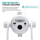 Movo Um700w White Desktop Usb Microphone For Computer - Studio Mic - 4 Pickup---