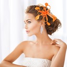  Bridal Headwear Wedding Hair Jewelry Small Fascinator Clip Bride