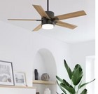 Hunter Stellan 52 In  Indoor Noble Bronze Ceiling Fan With Light Kit And Remote