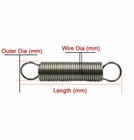 5pcs 304 Stainless Steel Expansion Extension Tension Spring Wire Dia 1 0mm