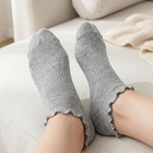 6 Pairs No Show Socks For Women Ruffle Socks Cute Ankle Socks   Low Cut Frilly S