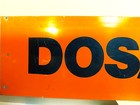 Dosanex Sandoz Original Vtg Metal Plate 50x12cm Sign Chemicals Factory Lsd