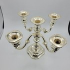 Vintage Silver-plated 5 Arm Candlestick Holder Bmf Made In West Germany 