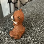Vintage Mcm 70-80s   2 Raccoons Figurine  2 5    Wide X 2    Tall  Resin Ceramic 