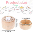Rustic Wooden Tooth Keepsake Box For Babies  2 01 X 1 38 X 3 35 Inches