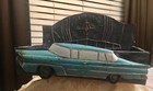 Vtg Lincoln Continental Sculpture Resin Dish Tray Trinket Box Classic Car Art