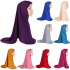 One Piece Muslim Women Amira Hijab Scarf Headscarf Wrap Cover Islamic Shawl
