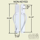Marvin Active Non-keyed Ultimate Sliding French Door Wide Trim - Antique Brass