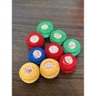 Vintage J p Coats Boilfast Tatting Crochet Thread Size 70 Cotton 9 Balls Lot