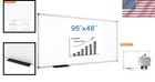 Whiteboard Magnetic Dry Erase Board 96 X 48 Inches Foldable Wall Mount