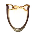 Louis Vuitton Leather Strap For Pegase Brown Damier Ebene- Goltone Lv       