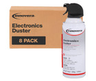 Innovera 10 Oz  Can Compressed Air Duster Cleaner  8 pack 