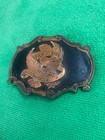 Vintage Live To Ride Harley-davidson Brass Belt Buckle With Leather 1978