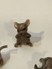 Vintag Hagen Renaker Mini Mice Grumpy Big Brother A295 Papa A358 Mama Mouse A356