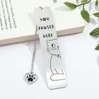 2 Pcs Funny Cat Bookmarks Cute Reading Gift Women Book Lover Accessories