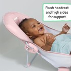 New Ingenuity Pink Foldaway Baby Bather 2 Position Infant Bath Seat Sink Tub