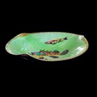 Limoges France  Na  nelly Amadieu   Enamel On Copper Dish 7  Vintage Signed