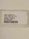 Blockbuster Video 1997    vintage  Laminated Membership Card No Website