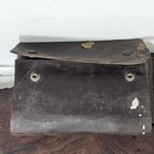 Antique Leather Medical Pouch W  6 Glass Bottles     Military Field Kit Apothecary