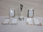 Baby Treasures Silver Plated Metal 3x4 Photo Frame Carousel Studio Silversmiths