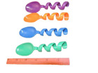 General Mills 7 Colored Finger Spoons 1990s Cereal Promo s Rare