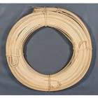 Jadvick 3 8 Inch Flat Reed 1lb Coil For Basket Weaving And Crafts Natural Wood