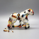 Native American Beadwork-colorful Beaded Horse By Faron Gchachu-zuni