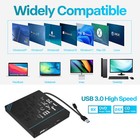 Slim External Cd Dvd Rw Drive Usb 3 0 Writer Burner Player Reader For Laptop Pc