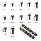 Easycargo 240pcs 12 Sizes Laptop Screws Kit  Notebook Computer 12  Black