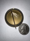 Vintage Iowa Centennial Celebration 1846 - 1946 Button Black And Gold Pin