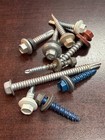Mixed Lot Of 100 s Of Self-drilling   Self-tapping Screws In Usps M-flat Rate Bx
