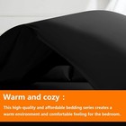 King Size Comforter Set - 7 Piece  Bed In A Bag   Bedding Sets  Black