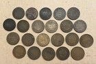Canada Large Cents Lot Of 22 1859-1920