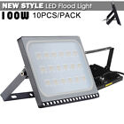 10x 100w Led Flood Light Warm White Outdoor Spotlight Garden Yard Lamp Ip67 New