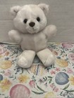 Vintage 1980s Russ Berrie   Co  White Teddy Bear Made In Korea Plush Toy