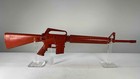 Used Asp Full Scale Detailed M16 Red Training Rifle Rubber Duck