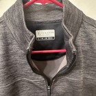 Large Pga Tour Men s Golf Vest Full Zip Pockets Gray