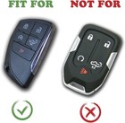 Key Fob Cover For 2022 2023 2024 1500  2500hd 3500hd  Silicone  2-pack  Black Gr