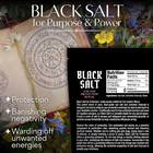 Black Salt For Protection Rituals   Wiccan Spells  Handcrafted Negative Energy P