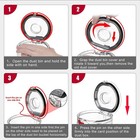 Odashen Dust Bin Lid Accessories For Dyson V7 V8 Sv10 Sv11 Vacuum V7 v8