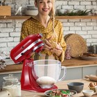 Gdrtwwh Glass Bowl For Kitchenaid 4 5-5 Quart Tilt-head Stand Mixer replacement
