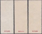 India 1870 High Court Revenue Top Value Set Mnh Reproduction Stamp Sv
