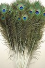 50 Pcs Peacock Feathers 40 -45  For Halloween  Weddings  Floral Decor  Centerpie