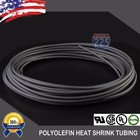 100 Ft  100  Feet Black 1 8  3mm Polyolefin 2 1 Heat Shrink Tubing Tube Cable Ul