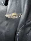 Harley-davidson 100th Anniversary Genuine Leather Jacket Black Xlw Embroidered